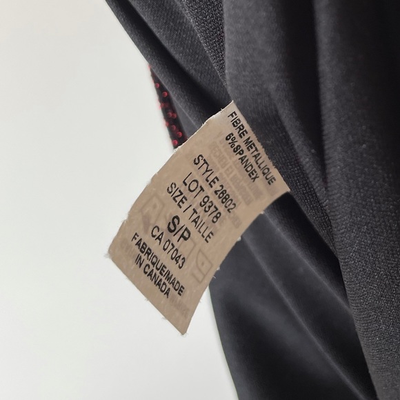 NWT CYNTHIA ROWLEY / LONG SLEEVE METALLIC DRESS - Picture 5 of 6